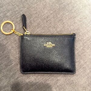 Coach card case and coin purse.